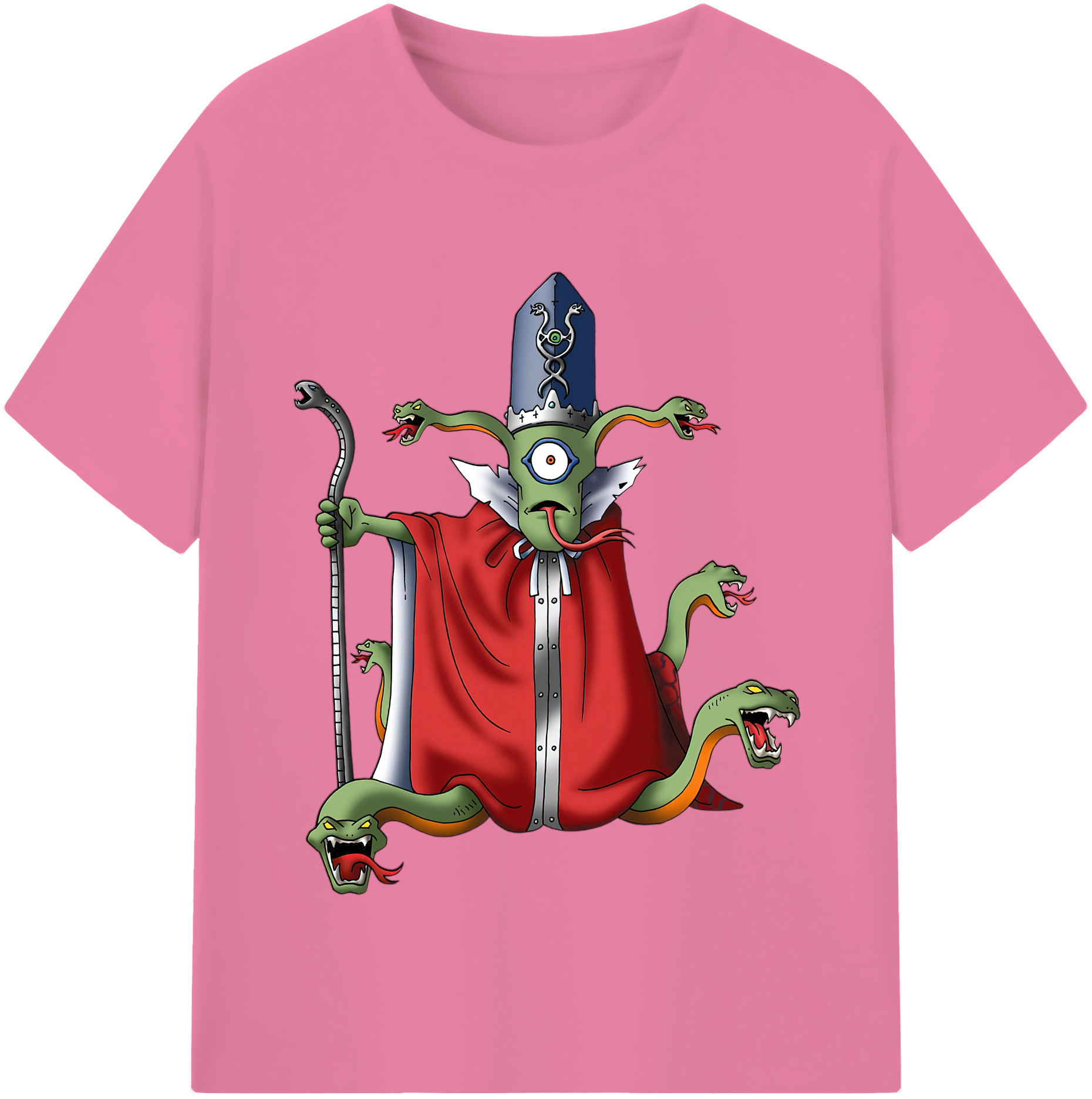 （画像用） ドラゴンクエスト Doragon Kuesuto Dragon Quest 綿100％半袖Tシャツ（フロントプリント）